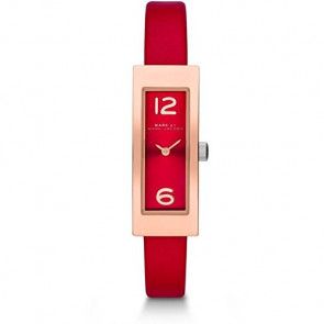 Watch strap Marc by Marc Jacobs MBM1293 Leather Red 10mm