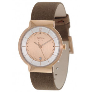 Boccia watch strap 3123-12 Leather Brown
