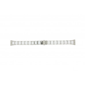 Boccia watch strap 3261-01 Steel/Silicone Silver 16mm