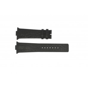 Watch strap Boccia 3519-02 / 3519-03 Leather Black 28mm
