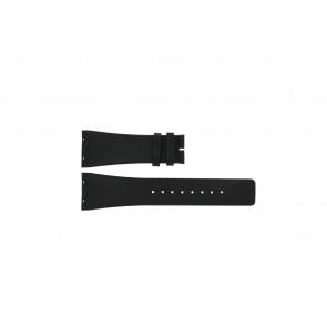Watch strap Boccia 3541-02 Leather Black 27mm