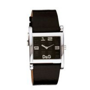 Watch strap Dolce & Gabbana 3719240462 Leather Black 21mm