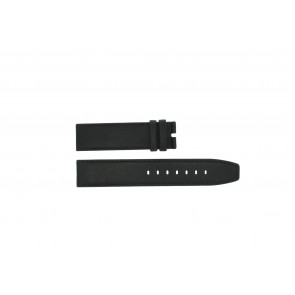 Watch strap Boccia 3780-01 Leather Black 20mm