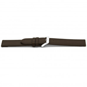 Watch strap Universal E403 Leather Brown 16mm