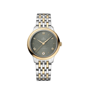 Watch strap Omega 020DBZ015105 / 43420342010001 / De Ville Steel Bi-color