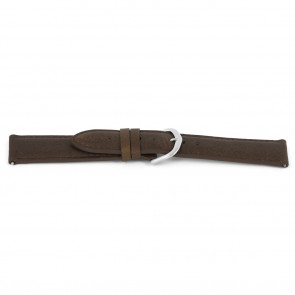 Watch strap Universal C444 Leather Brown 12mm