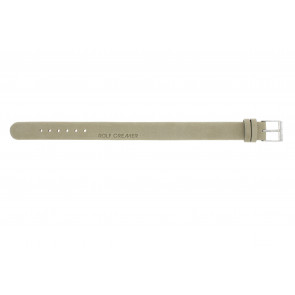Watch strap Rolf Cremer 492402-RUNNING-POINT Leather Beige 14mm