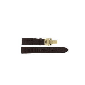 Watch strap Seiko 6A32-00R0 / SNQ118P1 / 4A071KL Leather Brown 21mm