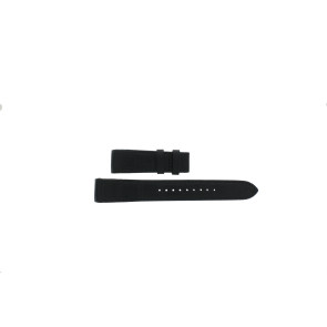 Watch strap Seiko 4A072JL / 6G34-00E0 / 7T86-0AA0 Leather Black 21mm