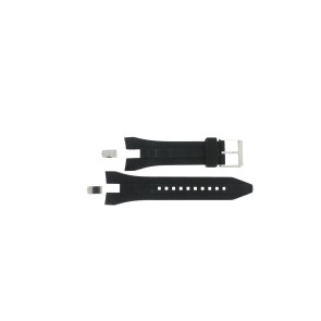 Seiko watch strap SNAC21P1 / 7T62 0JA0 02B / 4A581JT Silicone Black 20mm
