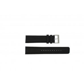 Seiko watch strap 4KR9JZ / SGEC63P1 / 7N42-0CW0/ SNA741P2 Leather Black 22mm + black stitching