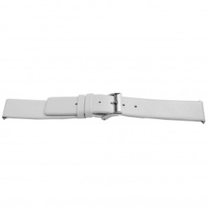Watch strap Universal C510 Leather White 12mm