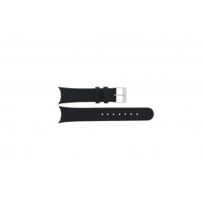 Watch strap Skagen 582SSLC Leather Black 21mm