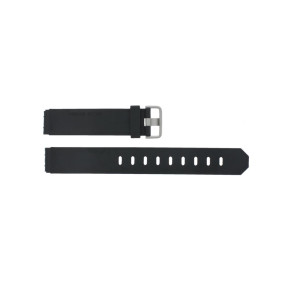 Jacob Jensen watch strap 732 / 742 / 640 / 641 / 660 / 662 / 680 / 681 Rubber Black 17mm