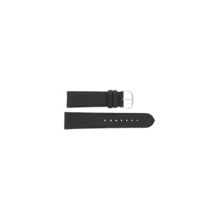Watch strap Universal 61215B.10.22 Leather Black 22mm