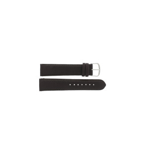 Watch strap Universal 61329.27.22 XL Leather Dark brown 22mm