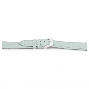 Watch strap Universal D614 Leather Light blue 14mm