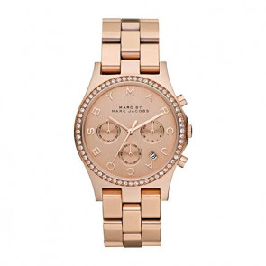 Watch strap Marc by Marc Jacobs MBM3118 Steel Rosé 20mm