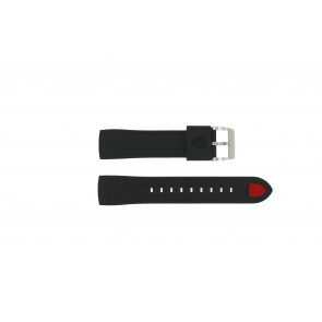 Watch strap Ferrari SF.02.1.29.0007 / 689300011 Rubber Black 22mm