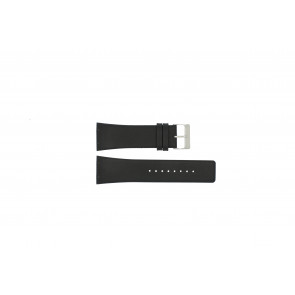 Skagen watch strap 690LSLB Leather Black 28mm