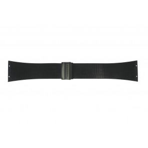 Watch strap Skagen 696XLTBB Titanium Black 30mm