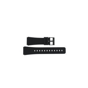 Watch strap Casio 70378364 / DBC-62-1 Plastic Black 22mm