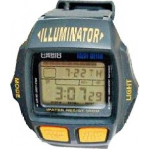 Casio watch strap 70630975 Plastic Black 19mm 