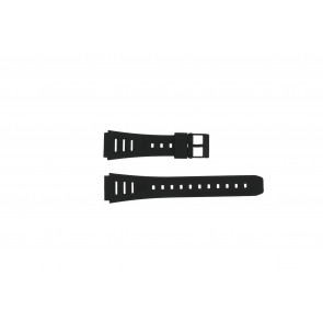 Casio watch strap 71603087 Plastic Black 19mm 
