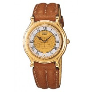 Watch strap Seiko 7N42-6A40-SGE122P1 Leather Cognac 17mm