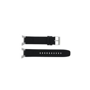Watch strap Seiko 7T62 0GW0 / SNAA37P1 / 4LC4JB Leather Black 13mm