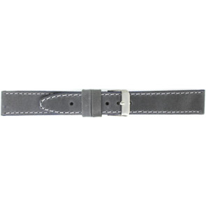 Watch strap Universal 815.07.18 Leather Grey 18mm