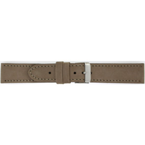 Watch strap Universal 825.17.18 Leather Brown 18mm