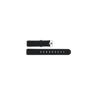 Watch strap Jacob Jensen JJ777 Rubber Black