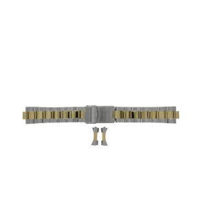 Watch strap Invicta 8928 / 17042 / 17043 Stainless steel Bi-color 20mm