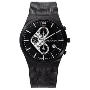 Watch strap Skagen 906XLTTM Milanese Black