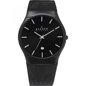 Watch strap Skagen 956XLTBB Milanese Black 26mm
