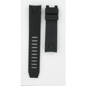 Watch strap Omega 98000087 Rubber Black 21mm