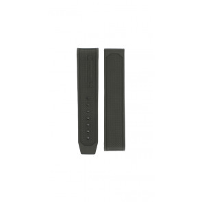 Watch strap Omega 32632405001001 Rubber Black 19mm