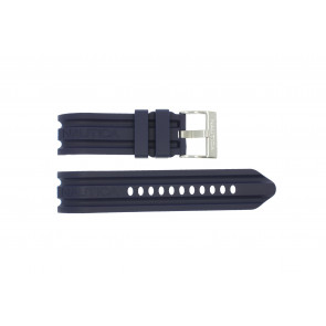 Watch strap Nautica A15606G / A15578G Rubber Blue 24mm