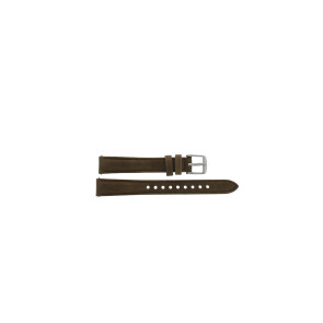 Watch strap Fossil AM4379 Leather Brown 14mm