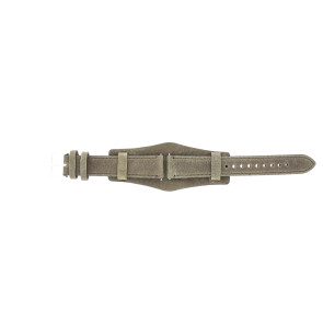Watch strap Fossil AM4460 Leather Brown 18mm