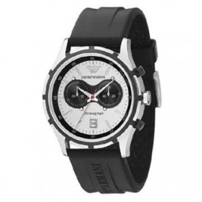 Watch strap Armani AR0532 Rubber Black