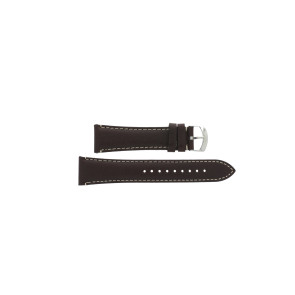 Watch strap Armani AR0573 Leather Brown 22mm