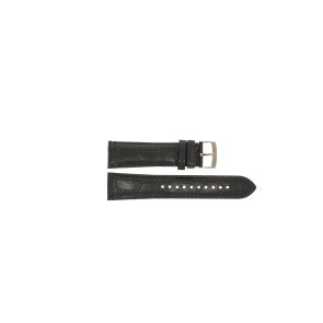 Watch strap Armani AR1606 Leather Dark brown 23mm