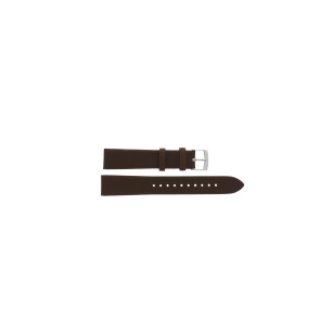Watch strap Armani AR1675 Leather Brown 18mm