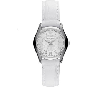 Watch strap Armani AR1752 Leather White 14mm
