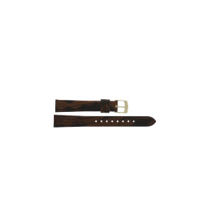 Watch strap Armani AR1883 Leather Brown 14mm