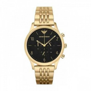 Watch strap Armani AR1893 Steel Gold Toned 22mm