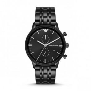 Watch strap Armani AR1934 Steel Black 22mm