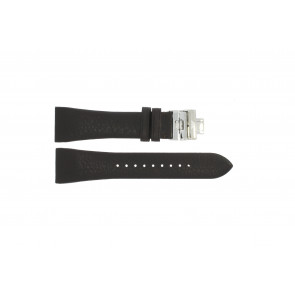 Watch strap Armani AR2019 Leather Brown 24mm